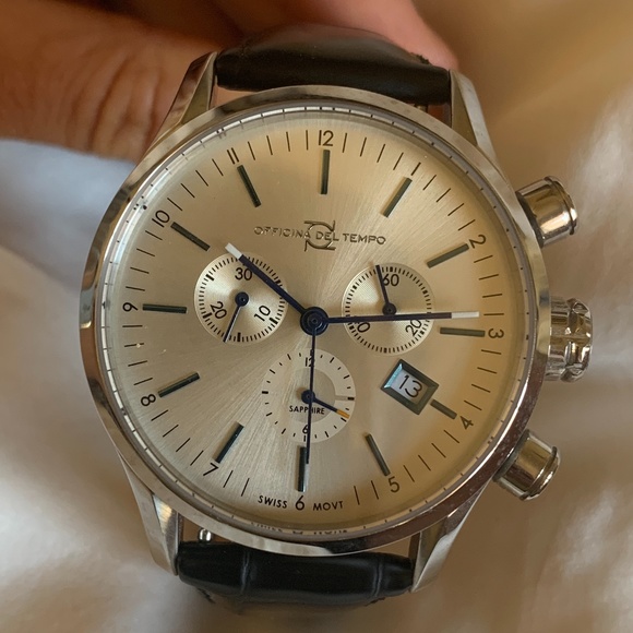 Officina del Tempo 'Business' Watch OT1033 Black - Picture 2 of 9